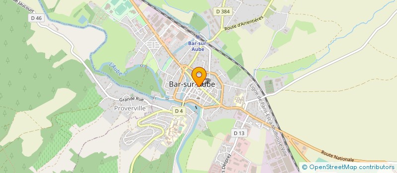 localisation de l'entreprise CRIVADIE à BAR-SUR-AUBE