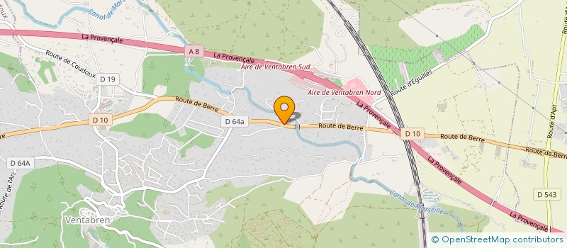 localisation de l'entreprise CRIVELLO CONSTRUCTION  VENTABREN