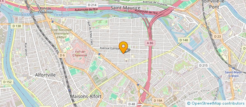 localisation de l'entreprise CRIVIMAX à MAISONS-ALFORT