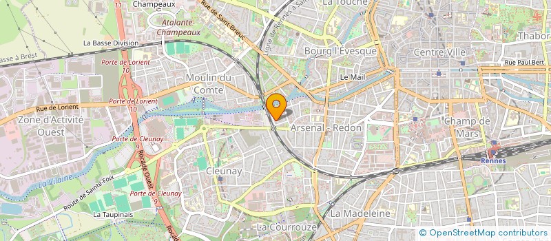 localisation de l'entreprise CRIZA  RENNES