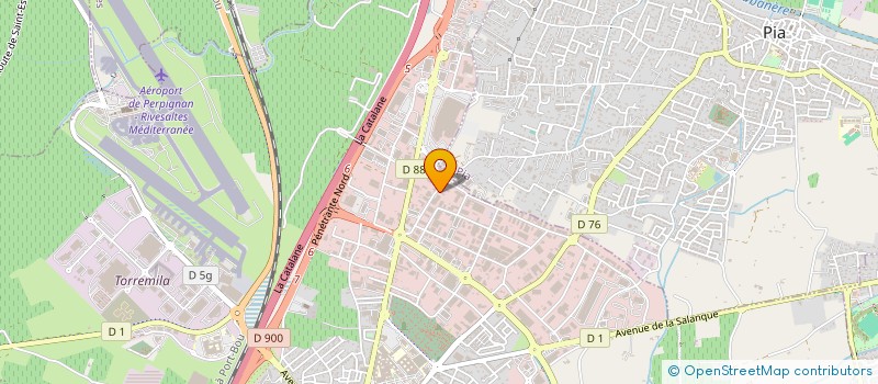 localisation de l'entreprise CRIZAU  PERPIGNAN