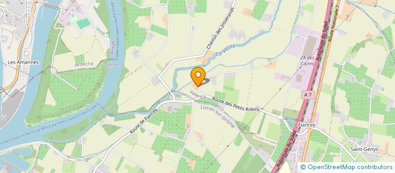 localisation de l'entreprise CRJ  ETOILE-SUR-RHONE