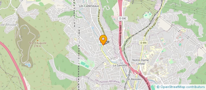 localisation de l'entreprise CRJ à LES PENNES-MIRABEAU