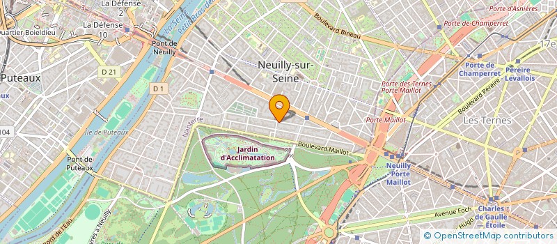 localisation de l'entreprise CRJ AUDITION à NEUILLY-SUR-SEINE