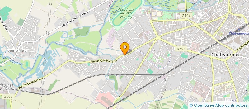 localisation de l'entreprise CRJCB à CHATEAUROUX