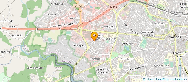 localisation de l'entreprise CRJM à VANNES