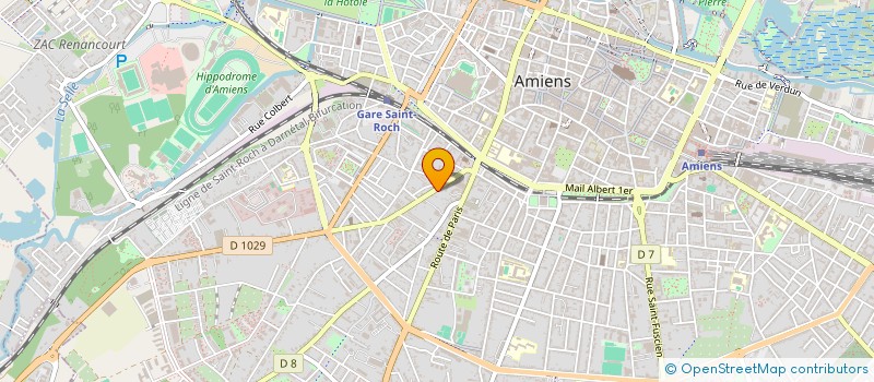 localisation de l'entreprise CRK 1 à AMIENS