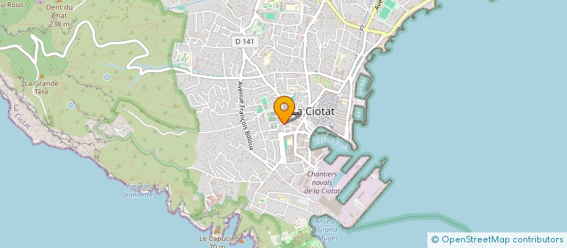 localisation de l'entreprise CRK  LA CIOTAT