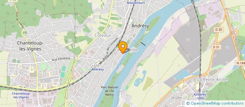 localisation de l'entreprise CRK  CHANTELOUP-LES-VIGNES