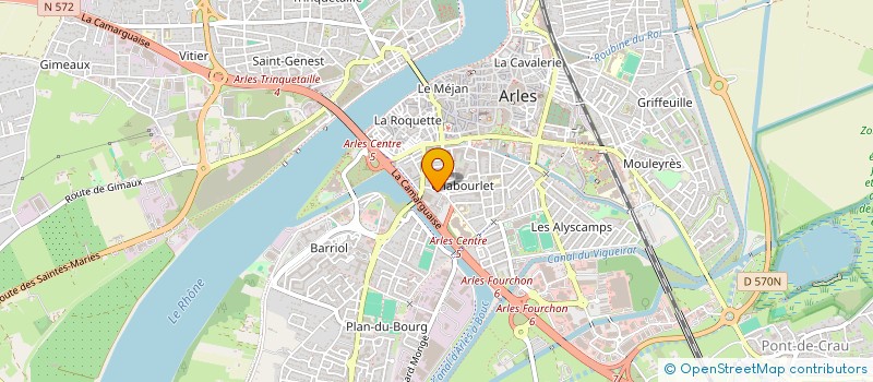 localisation de l'entreprise CRK  ARLES