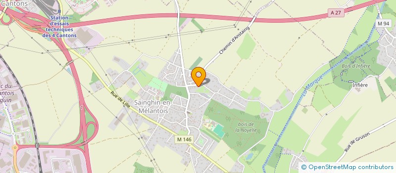 localisation de l'entreprise CRL CONSEIL  SAINGHIN-EN-MELANTOIS