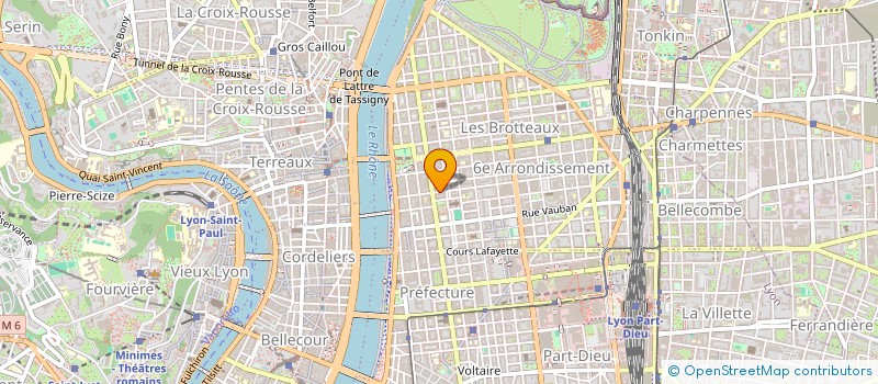 localisation de l'entreprise CRM  LYON