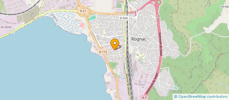 localisation de l'entreprise CRM  ROGNAC