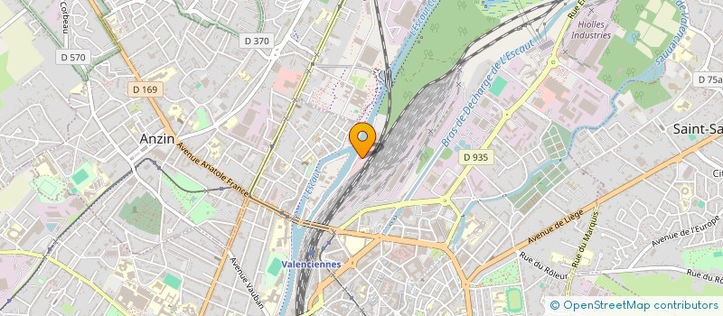 localisation de l'entreprise CRM 59 à VALENCIENNES