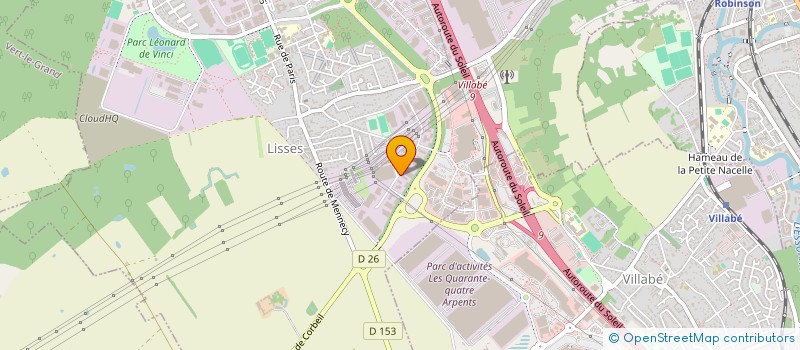 localisation de l'entreprise CRM à LISSES