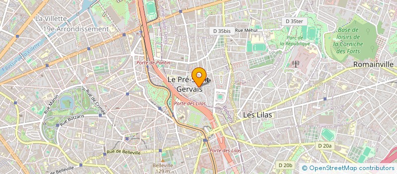 localisation de l'entreprise CRM à LE PRE-SAINT-GERVAIS