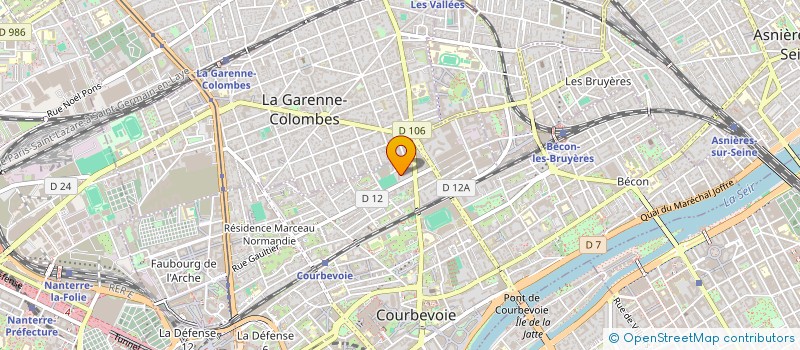 localisation de l'entreprise CRM ADVISE à COURBEVOIE