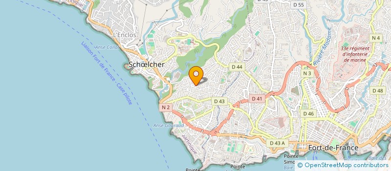 localisation de l'entreprise CRM BTP à SCHŒLCHER
