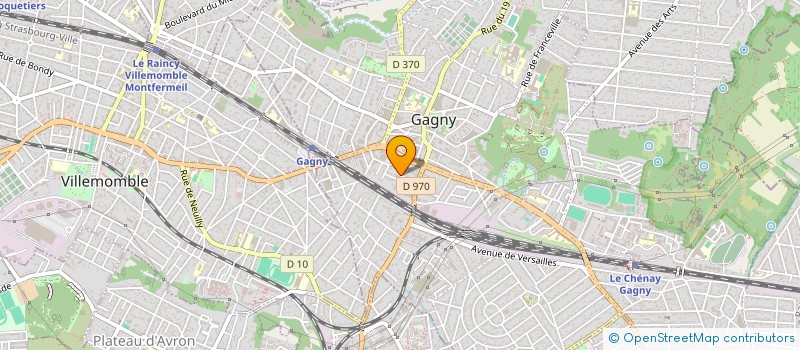localisation de l'entreprise CRM CONSTRUCTION RENOVATION MACONNERIE  GAGNY