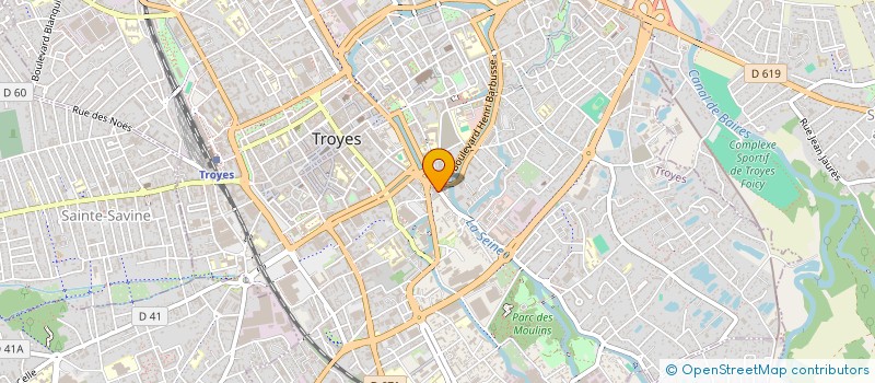 localisation de l'entreprise CRM DIFFUSION  TROYES