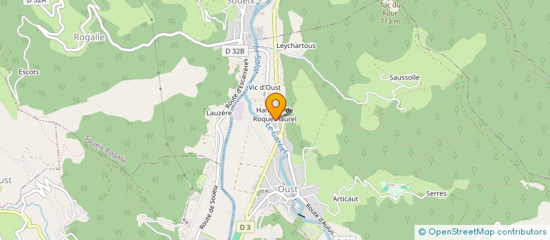 localisation de l'entreprise CRM EXPLOITATION à OUST