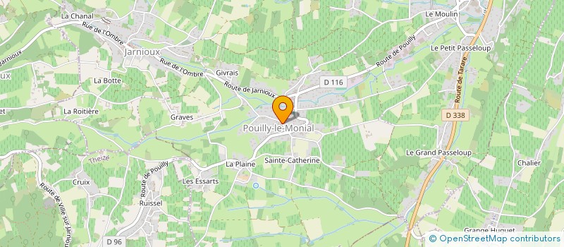 localisation de l'entreprise CRM IMMO  PORTE DES PIERRES DOREES