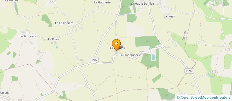 localisation de l'entreprise CRM IMMO  CORSEPT