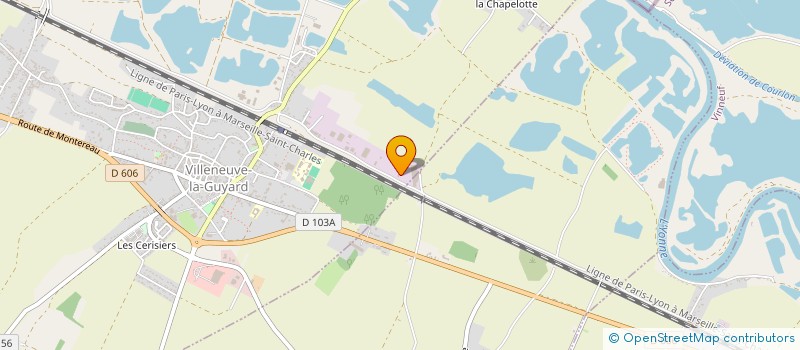 localisation de l'entreprise CRM LOISIRS  VILLENEUVE-LA-GUYARD