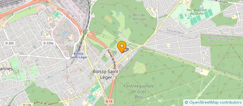 localisation de l'entreprise CRM ORGA à BOISSY-SAINT-LEGER