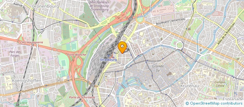 localisation de l'entreprise CRM6TEM à STRASBOURG