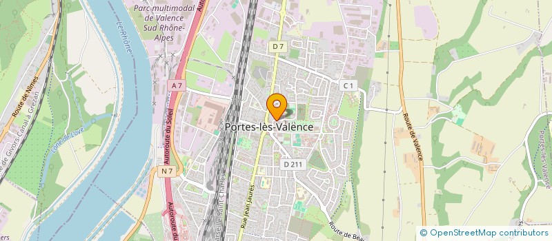 localisation de l'entreprise CRMB  PORTES LES VALENCE