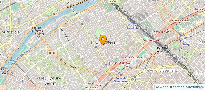 localisation de l'entreprise CRMBL à LEVALLOIS-PERRET