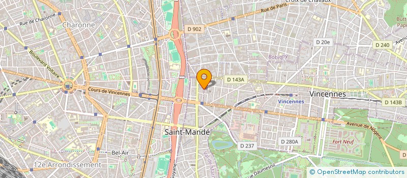 localisation de l'entreprise CRML ONE  SAINT-MANDE