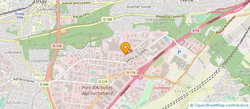 localisation de l'entreprise CRMS à VILLEBON-SUR-YVETTE