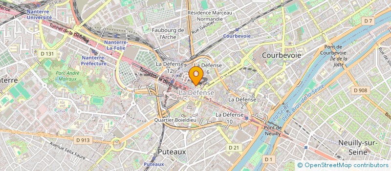 localisation de l'entreprise CRMSERVICES à SAINT-DENIS