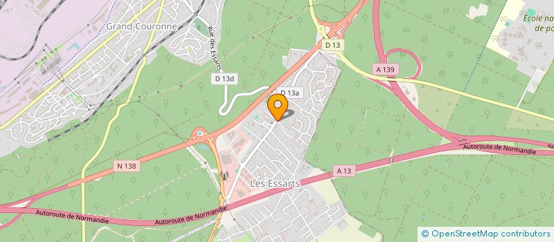 localisation de l'entreprise CRN à GRAND-COURONNE