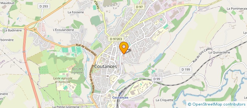 localisation de l'entreprise CRN-DISTRI à COUTANCES