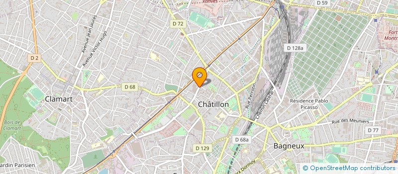localisation de l'entreprise CRN POL à CHATILLON