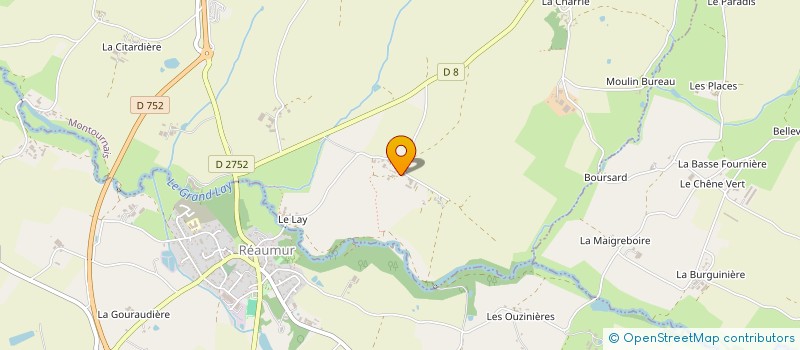 localisation de l'entreprise CRND SLP  MONTOURNAIS