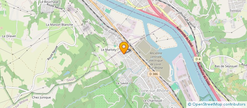 localisation de l'entreprise CRNV  LOIRE-SUR-RHONE