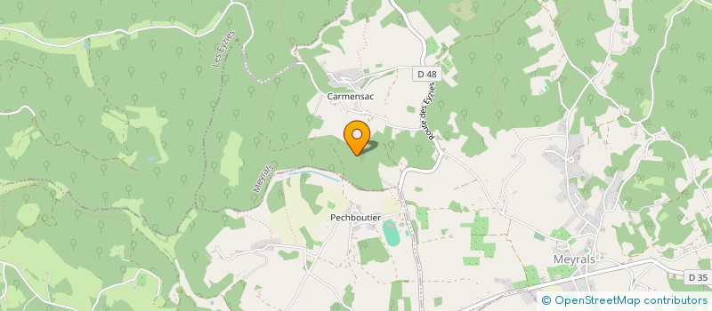 localisation de l'entreprise CRO'BON  MEYRALS