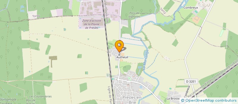 localisation de l'entreprise CRO MOTOSPORT  PRESLES-EN-BRIE