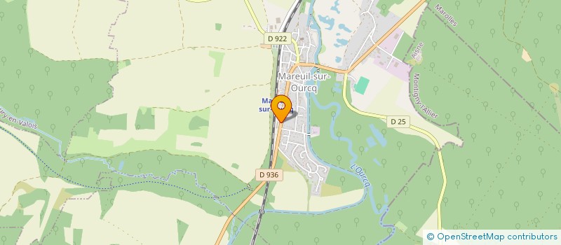 localisation de l'entreprise CROATTO  MAREUIL-SUR-OURCQ