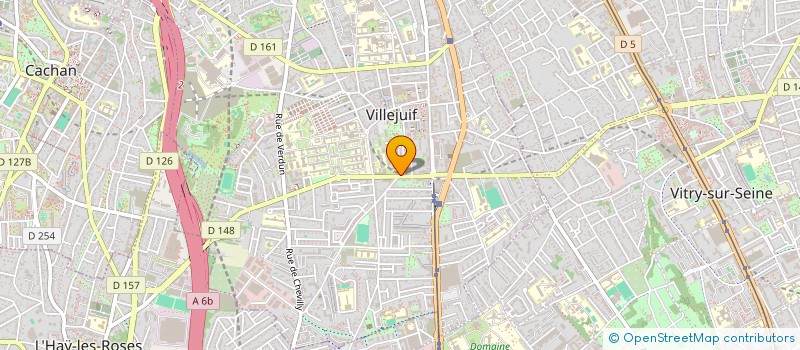 localisation de l'entreprise CROBOT'IC à VILLEJUIF
