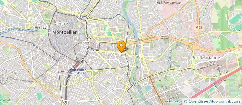 localisation de l'entreprise CROC AU BAIN à MONTPELLIER