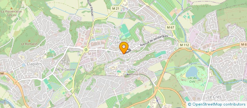localisation de l'entreprise CROC BLANC à JACOU