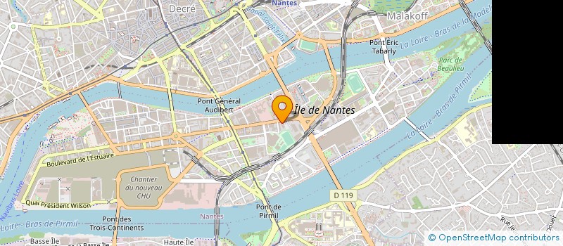 localisation de l'entreprise CROC BLANC SURVEILLANCE ATLANTIQUE à NANTES