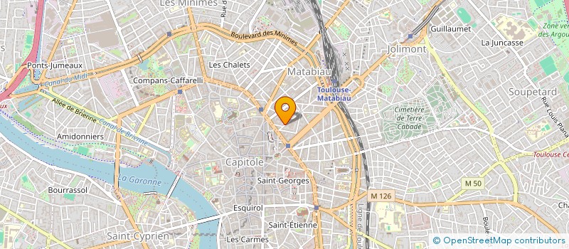 localisation de l'entreprise CROC ET TOILE  TOULOUSE