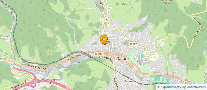 localisation de l'entreprise CROC'FARMER à TARARE
