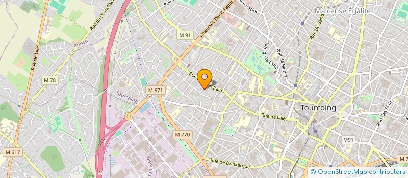 localisation de l'entreprise CROC LA VIE à TOURCOING